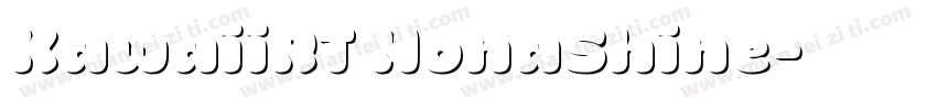 KawaiiRT MonaShine字体转换